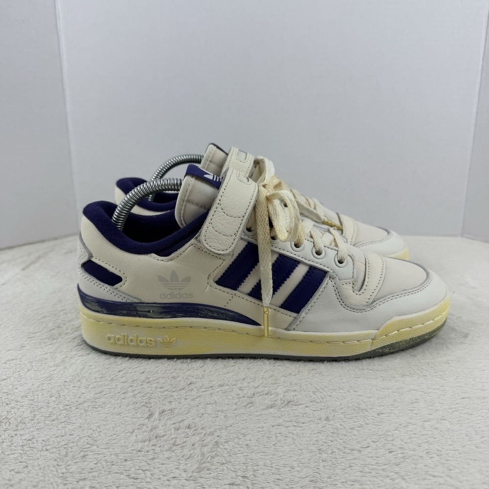 Adidas Originals Forum 84 Low Mens Size 7.5 White Purple Sneaker Shoes HP9542